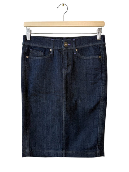 Y2K Seductions Women's Dark Wash Denim Pencil Skirt