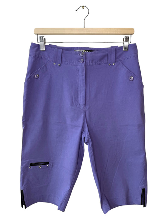 Y2K Jamie Sadock Women's Purple Stretchy Shorts